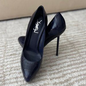 YSL Vintage Women's Divine 105 Eel Platform Stiletto Pump